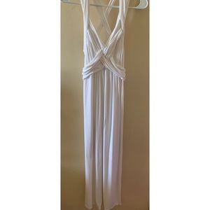 White maturity dress